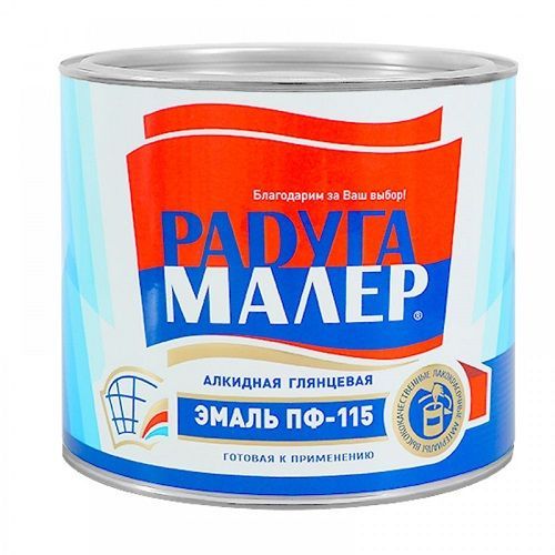 Эмаль ПФ-115 синяя 1,9 кг Радуга