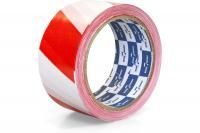 Лента сигнальная 50ммх 90м красно-белая Klebebander