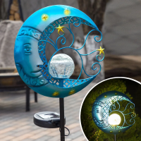 Светильник садовый 21см солненчная батарея металл/пласт. 369 Маленький принц Чудесный Сад