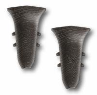 Плинтус Идеал 3Д 55 Классик 303  угол внутренний венге темный