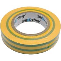 Изолента ПВХ 15ммх20м желто-зеленая Smartbuy