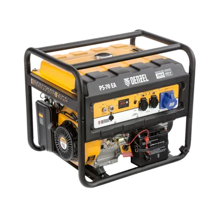 Генератор бензиновый 7,0кВт 25л. электростартер PS-70EA Denzel