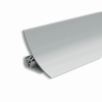 Плинтус для столешницы 3,0м металлик серебристый Идеал