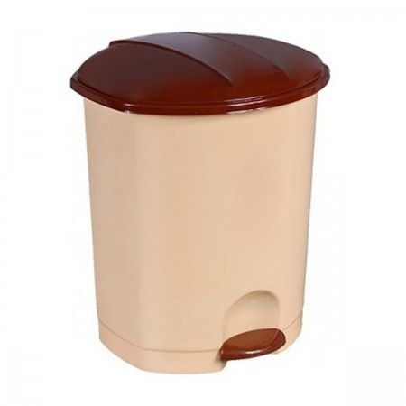 Контейнер для мусора 18л с педалью Эльф---