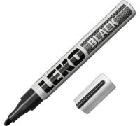 Маркер-краска 4мм черный Lekon