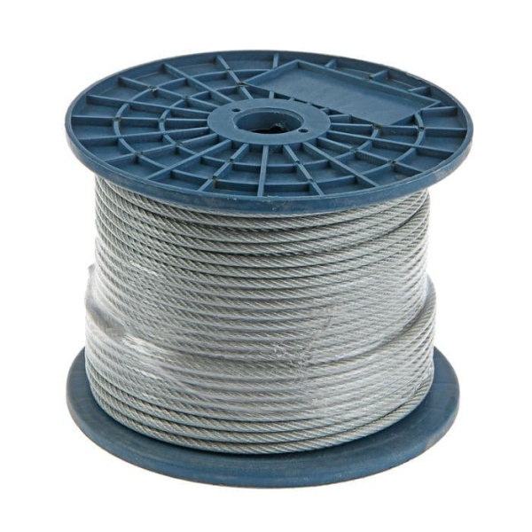 Трос стальной в оплетке  5/6мм