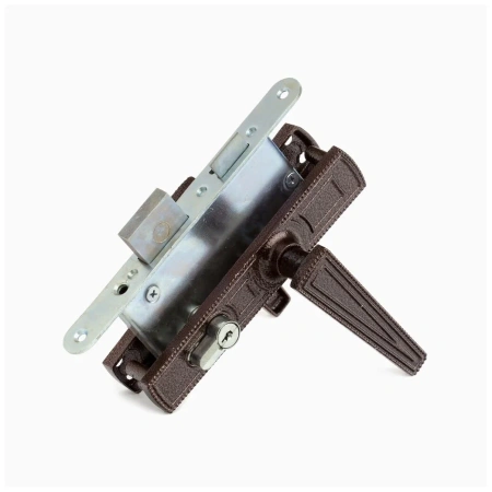 Замок врезной 13см с руч. медь язычок 3В4-3.01 Зенит