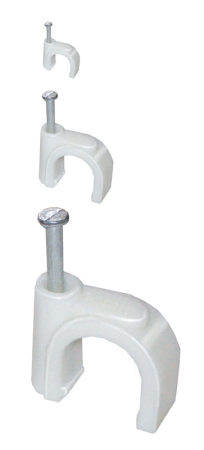 Скоба д/кабеля 12мм  50шт EKF