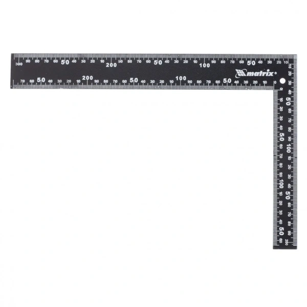 Угольник столярный 300х200 металлический Matrix