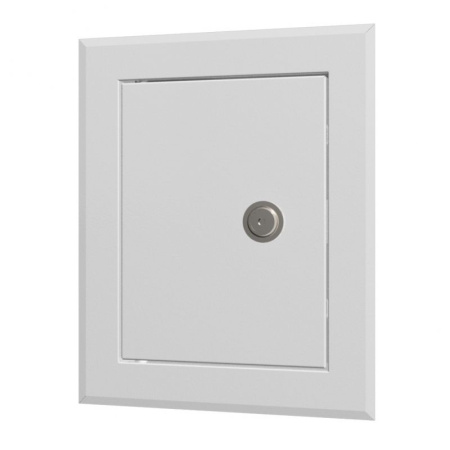 Люк ревизионный металлический 300х500мм с замком Zern