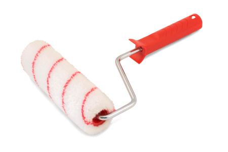 Валик в/д 180х40х12х8мм полиакрил красная полоса Color Expert